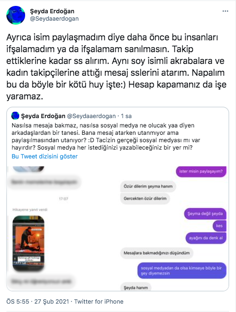 seyda erdogan taciz ifsa